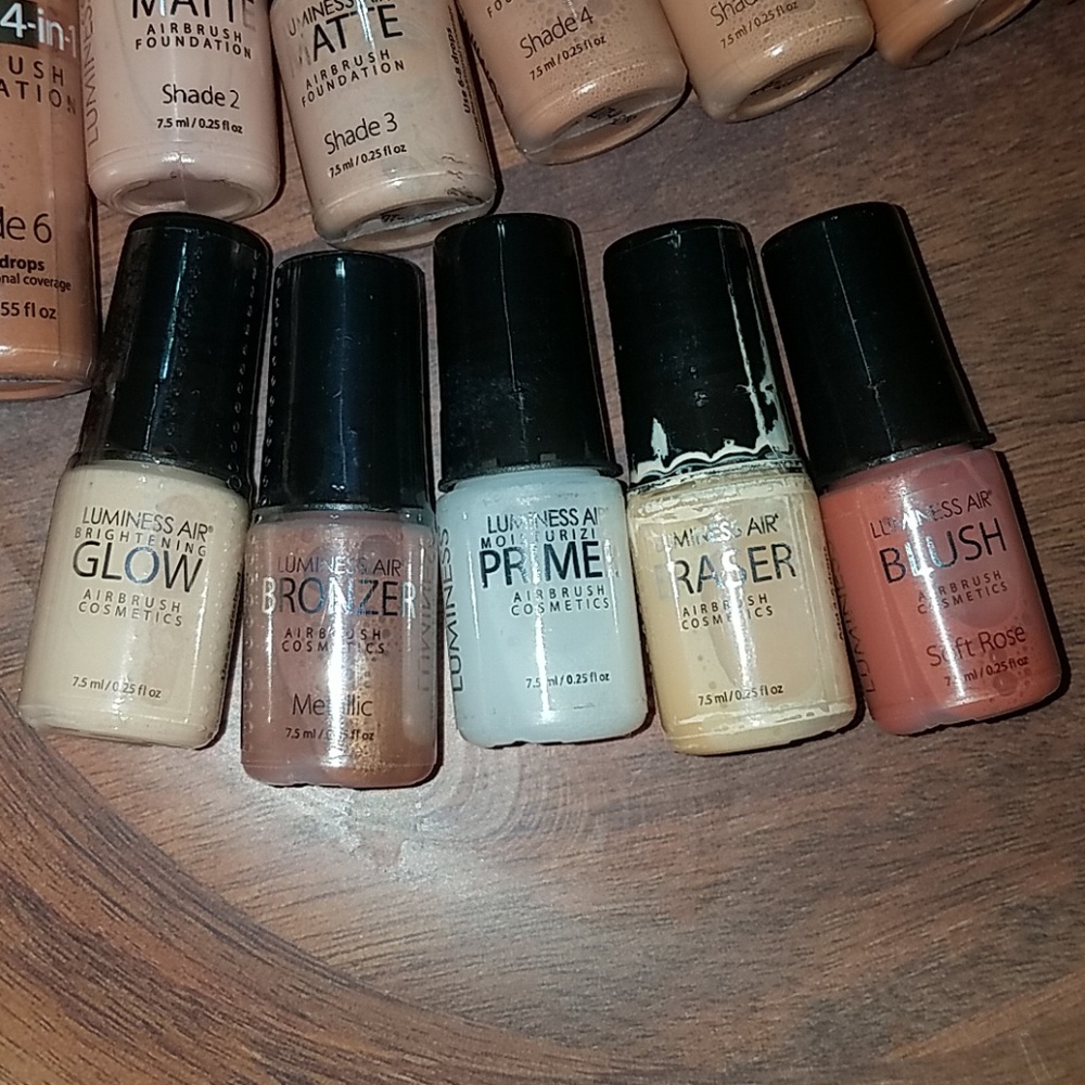 Luminess Airbrush primer bronzer glow eraser blush